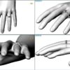 C152 Fedocia Diamond Engagement Ring On-Finger View