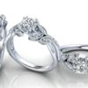 C198 Floretta Diamond Engagement Ring