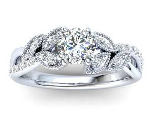 C198 Floretta Diamond Engagement Ring