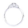 A1042 Jaci Accent Diamond Engagement in White Gold Sideview