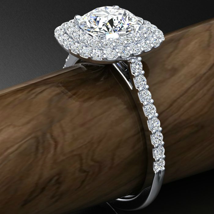 Poggenpoel double on sale halo ring