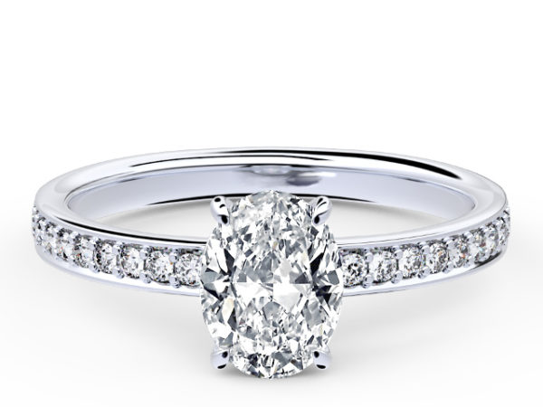 Jannes Oval Diamond Engagement Ring