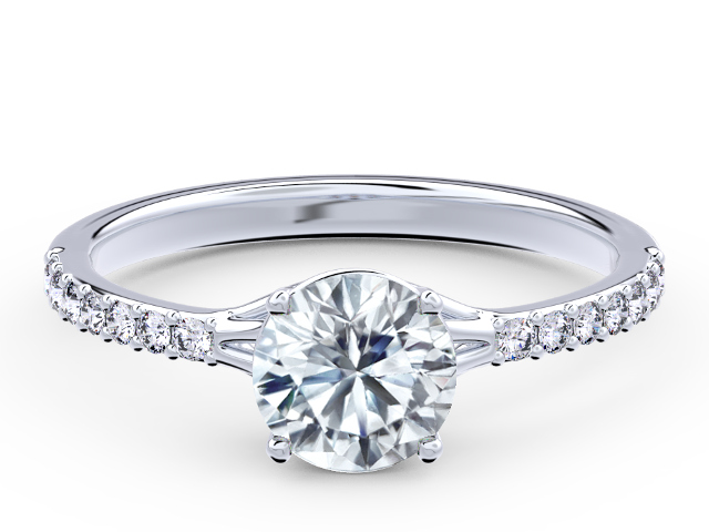 W13 Jaden; our fine and delicate classic engagement ring design.
