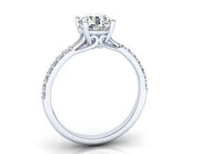 W13 Jaden; our fine and delicate classic engagement ring design.
