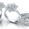 Ida Snowflake Engagement Ring Design - Multi Angle View
