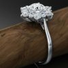 Ida Snowflake Engagement Ring Design - Perspective View