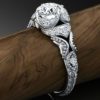 C350 Idra Filigree Engagement Ring