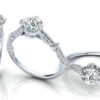 W064 Ima Vintage Engagement Ring Design (Cascade)