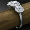 W090 Ishana Three Stone Engagement Ring