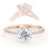 L0028 Ivy Solitaire Diamond Engagement in White Gold sideview 1600x1200