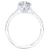 L0028 Ivy Solitaire Diamond Engagement in White Gold sideview 1600x1200