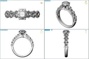 W122 Jessica Vintage Engagement Ring