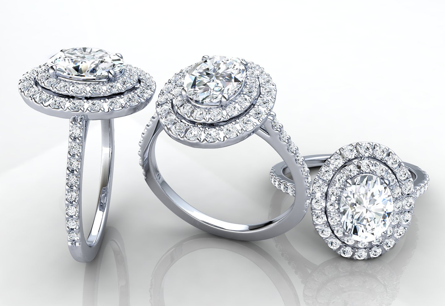 Poggenpoel double on sale halo ring