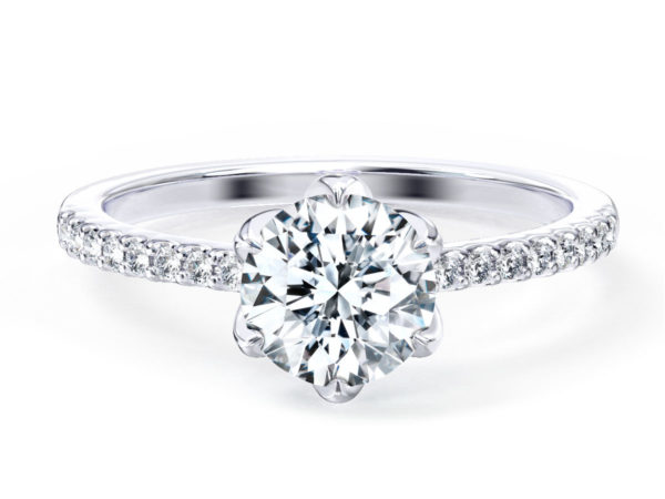 L0025 Evaline Accent Diamond Engagement in White Gold 1200x1600