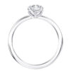 L0026 Ava Solitaire Diamond Engagement in White Gold Sideview