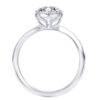 L0037 Nila Solitaire Diamond Engagement in White Gold Sideview